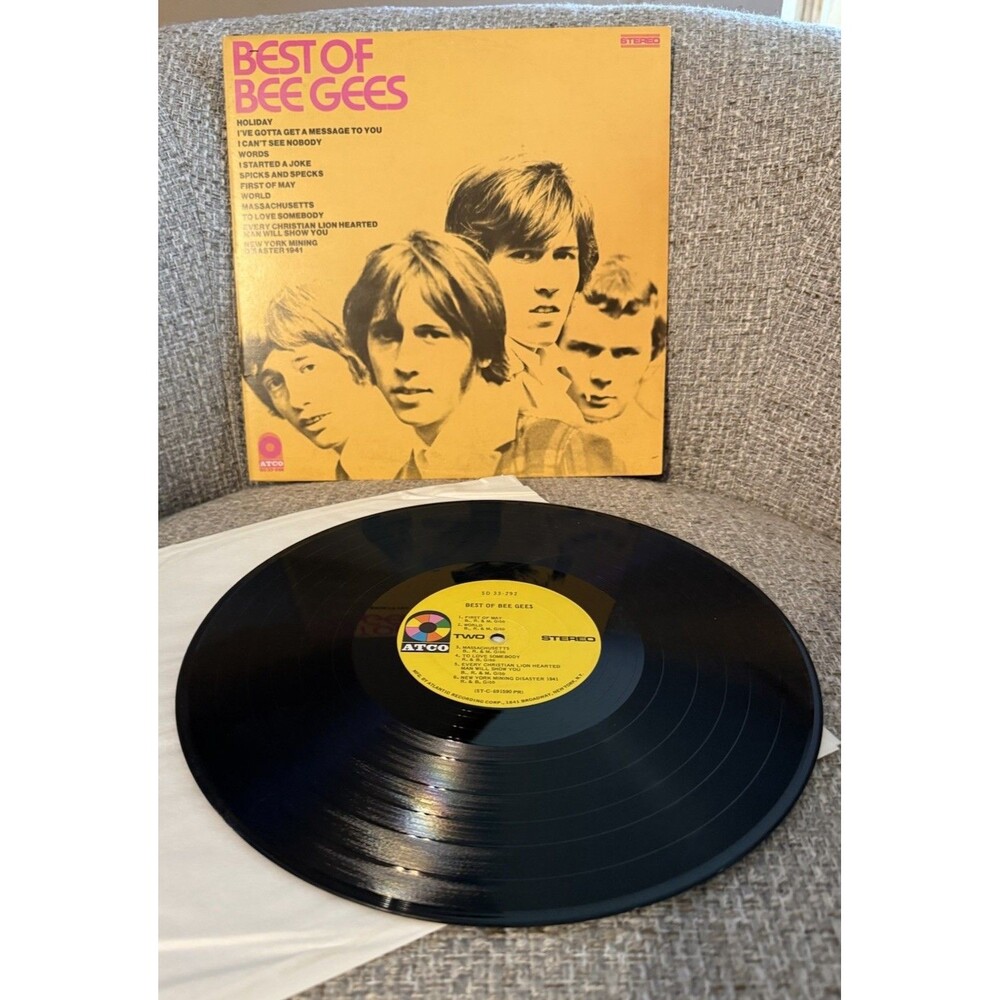 Bee Gees Lp The Best Of On Atco - Vg++ / Vg++